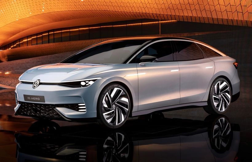 VW ID. Aero front three quarters static